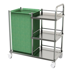 (MS-T270S) Medical Stainless Steel Nursing Cart - Product Image 1