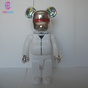 Esculturas de Animales de Dibujos Animados de Arte Moderno, Maniquí de Oso de Fibra de Vidrio de Tamaño Real - Product Image 5