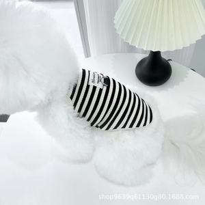 Super Sept OEM rompi kucing katun imut untuk anjing kaus bergaris anak anjing baju musim dingin ukuran <span class=keywords><strong>XXL</strong></span> untuk musim panas pakaian hewan peliharaan Musim Semi - Product Image 3