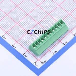 JL308-25411G01 Screw Terminal Block Through hole Component (THT),P=2.54mm Connector 1x11P 2.54mm Green Through Hole - Product Image 1