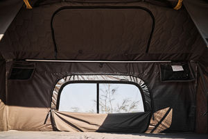 Tente de toit de voiture en aluminium imperméable pour 4 personnes, installation facile, toutes saisons, RTT, coque souple pour 4x4 tout-terrain SUV - Product Image 4