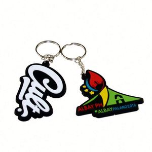 No Minimum Wholesale Free Design <b>Custom</b> Letters Shape Pvc <b>Keychains</b> - Product Image 4