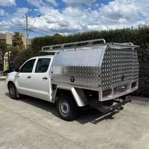 Custom Heavy-Duty Ute Tray Canopy System Waterproof Aluminum Alloy Truck Toolbox <b>Lockable</b> Portable Storage Outdoor 2 - Product Image 5