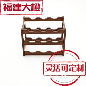 Bamboo Wine <b>Rack</b> Solid Wood 10 19 Bottle <b>Display</b> Storage For Living Room Red Wine <b>Beer</b> Cabinet - Product Image 2