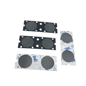 Speaker Grille Black <b>Plastic</b> PET <b>Mesh</b> 0.3mm Hole Diameter With Adhesive Backing For Speaker Protection - Product Image 5