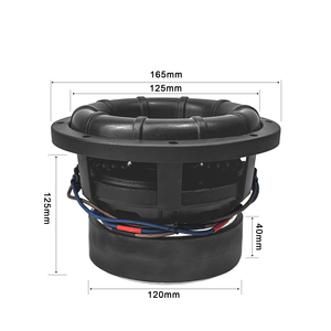 AK-S602 6.5 pouces Subwoofer haut-parleur 60W Subwoofer haut-parleur haute Excursion basse pilote pour voiture Audio et Home cinéma - Product Image 1