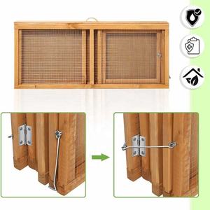 Meilleure vente en gros de maisons pliantes en bois pour animaux de compagnie cages pour petits animaux poulailler en bois clapier poulailler <span class=keywords><strong>cage</strong></span> pour volaille - Product Image 5