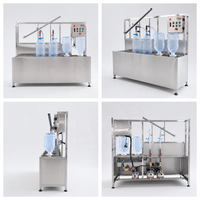 Machine de remplissage de seaux et de bouteilles de 5 gallons pour eau minérale purifiée