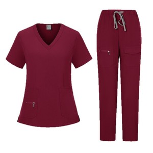 Tenues médicales pour femmes - Ensembles d'uniformes d'hôpital/infirmières, Nouveauté 2026, Plusieurs couleurs, Poches fonctionnelles - Product Image 6