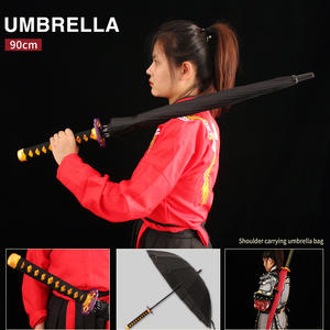 Tictok acier <span class=keywords><strong>Ninja</strong></span> lame Anime Kamado Tanjirou chine Anime gros samouraï épée démon tueur mariage parapluie décoration - Product Image 2