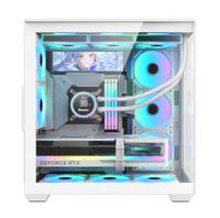 PCTEKCO PC8 OEM Ordinateur de bureau de jeu haut de gamme avec processeur AMD R7 9700X personnalisé, carte graphique RTX 5070Ti 16 Go, SSD 2 To