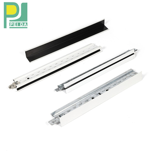 Systèmes de rails de suspension décoratifs en T <span class=keywords><strong>pour</strong></span> plafonds à rainure plate en métal galvanisé <span class=keywords><strong>pour</strong></span> bureaux à domicile - Product Image 1