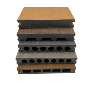 Hiện đại mới WPC decking chống nước dễ dàng bấm vào chống trượt hạt gỗ chải nhân tạo Hollow Composite phòng tắm tầng hầm - Product Image 6