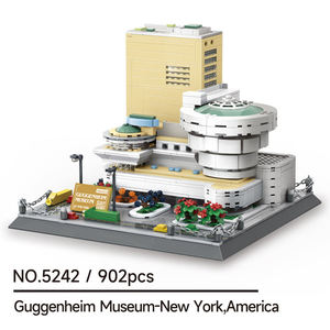 Wange 5242 Musée Guggenheim, Modèle de Blocs de Construction des Attractions Architecturales Mondiales, Ensemble de Briques en Plastique pour Enfants, Jouet - Product Image 6