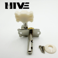 HIVE Double-hole Steel Single-action Classical Guitar Tuning Pegs Open-gear Folk Guitar Electric Guitar Tuning Pegs Accessories