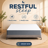 Surmatelas Moderne Hypoallergénique Respirant et Durable à Prix d'Usine, Taille Personnalisée, en Mousse à Mémoire de Forme Gel et Latex Orthopédique pour Chambre à Coucher