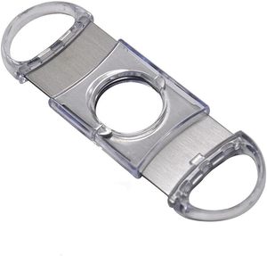 Factory Wholesale Stainless Steel Cigar Cuttersilver and Blue Availablecustomized Logo Cigar Accessories Available - Product Image 3