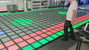Hot Selling Active Game LED Floor Dance Floor 30x30cm Game Room Team Building Interactive Room LED Interact Floor - Product Image 6