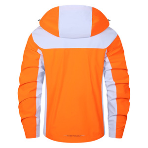 Evil Wolf <strong>Men's</strong> Windproof Waterproof Hooded Softshell Jacket Outdoor Hiking Mountaineering Camping Fishing Team Uniform - Product Image 2