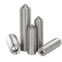 Vis sans tête à six pans creux à pointe conique en acier inoxydable C1022, normes DIN 916 et DIN 914, fabrication chinoise, vente en gros du fabricant