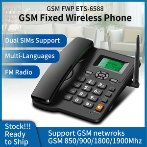 Téléphone portable senior à clapet noir 2G, édition internationale, double carte SIM GSM, radio FM multilingue, pour grossistes 6588 - Product Image 3