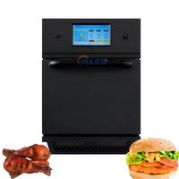 Four à cuisson rapide commercial avec fonction micro-ondes/10 minuteurs, four à haute vitesse plus rapide