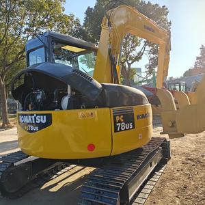 Japanese Used <b>Mini</b> Excavators Engineering KOMATSU <b>PC</b> 78US Second Hand Crawler <b>Mini</b> Excavator for Sale - Product Image 2