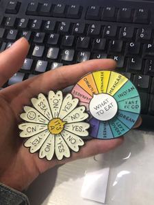 Custom metallo artigianato Spinner smaltato spille Logo metallo Fidget Spinner rotondi distintivo <span class=keywords><strong>pini</strong></span> - Product Image 3