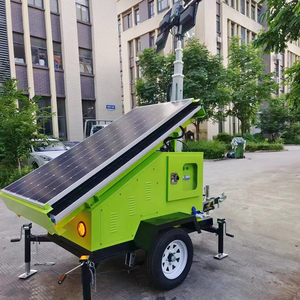 Torre de luz <span class=keywords><strong>Led</strong></span> móvil Mástil telescópico Torre de luz <span class=keywords><strong>solar</strong></span> Torre de iluminación portátil - Product Image 5