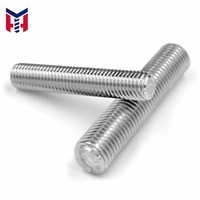 Tiges filetées droites en acier inoxydable à finition brute, M15-M25, entièrement filetées, pour usage industriel – Vente chaude