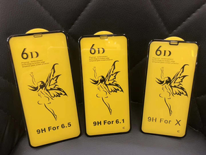 ฟิล์มกระจกนิรภัยแบบเต็มจอ 9H รุ่น Angel <span class=keywords><strong>6D</strong></span> สำหรับ <span class=keywords><strong>iPhone</strong></span> 6 6S 7 8 <span class=keywords><strong>Plus</strong></span> X XS XR 11/12 Pro Max และ Redmi  ขายดี - Product Image 5