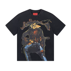 Vente chaude unisexe nom <span class=keywords><strong>de</strong></span> <span class=keywords><strong>marque</strong></span> hommes ample décontracté Vintage grande taille couverture en coton 100% <span class=keywords><strong>T</strong></span>-shirts tricotés - Product Image 6