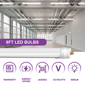 OEM ODM 5000k 6000k Lentille givrée à double rangée Led T8 Tube 72w 9000lm Fa8 Single Pin 8ft Led Bulbs - Product Image 3