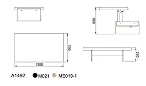 Multifunzionale moderno ascensore in legno <span class=keywords><strong>tavolino</strong></span> allungabile centro tavolo con deposito per soggiorno mobili - Product Image 6