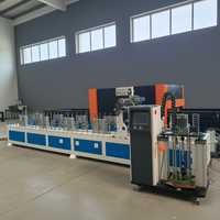Machine d'enrobage de profilés de porte en bois à colle thermofusible PUR à efficacité améliorée, machine de revêtement et de laminage à colle PUR