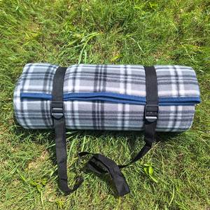 Wholesale 2m*2m Fleece Picnic Rug Portable Foldable Sand Free Large Size Waterproof <b>Outdoor</b> Blanket Beach <b>Mat</b> - Product Image 2