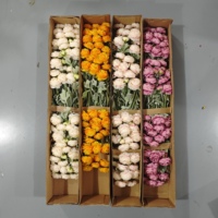 Bunga Peony Artifisial 3 Kepala Premium untuk Dekorasi Ruang Tamu, Rangkaian Pernikahan & Bunga Artifisial Grosir