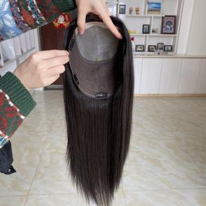 Nuevo Topper de Cabello Europeo 8.5*9, Mini Peluca de Cabello Humano con Nudo Único, Color Natural - Product Image 6