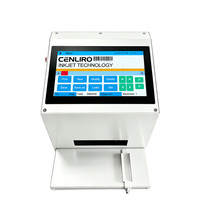 Imprimante jet d'encre statique portable automatique pour codes de lot et dates d'expiration – Machine de codage de bureau