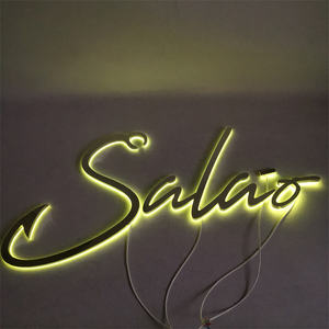 Panneau 3d rétro-éclairé en titane, découpé <span class=keywords><strong>au</strong></span> Laser, miroir 304 LED, en acier inoxydable, signe de lettre halolite pour <span class=keywords><strong>bateau</strong></span> - Product Image 4