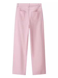 Jeans da <span class=keywords><strong>Donna</strong></span> con Strass a Forma di Diamante, <span class=keywords><strong>Pantaloni</strong></span> Luminosi a Vita Alta Stile Y2k - Product Image 2
