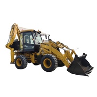 Excavator Loader Mini 360 Derajat Model H 7-12T Buatan China 4x2 4x4 Backhoe Hq10-08