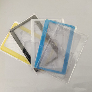 85*55mm <span class=keywords><strong>3X</strong></span> 돋보기 확대 프레 넬 독서 보조 렌즈 지갑 포켓 신용 카드 크기 투명 돋보기 85x55mm - Product Image 6