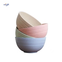Ensemble de bols en paille de blé sans BPA incassables bols à salade d'avoine réutilisables bols à céréales durables et écologiques
