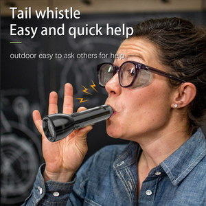 Toach Đa-Chức năng mini đèn pin và ngọn đuốc không thấm nước COB đi bộ đường dài cắm trại <span class=keywords><strong>Keychain</strong></span> đèn pin với còi - Product Image 4