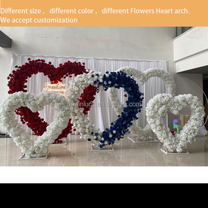 Arreglo Floral de Rosas en Forma de Corazón Rojo para Propuesta de <span class=keywords><strong>Matrimonio</strong></span>, Arco de Boda, Decoración para Pedida de Mano - Product Image 6