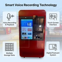 Carte postale audio personnalisée, carte de vœux enregistrable avec voix, cadeau sonore personnalisé