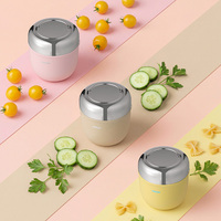 PINKAH Boîte à lunch isotherme personnalisée de 690 ml en acier inoxydable avec bol intérieur et sac de transport pour le bureau et les voyages