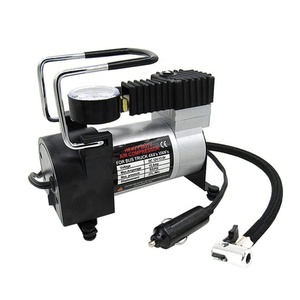Compresor de aire eléctrico de Metal para coche, bomba de aire portátil de doble cilindro, superflujo, <span class=keywords><strong>DC</strong></span> 12V, 150PSI, inflador de neumáticos - Product Image 2