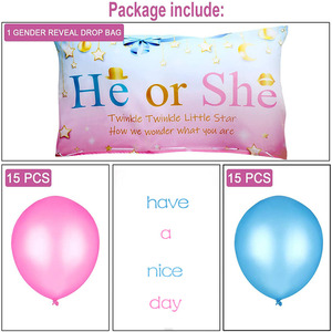 Fournisseurs Baby Shower Baby Shower Ideas Garçon ou Fille Favor Gender Reveal Drop Bag Gender Reveal Party Decoration ZA11 - Product Image 2